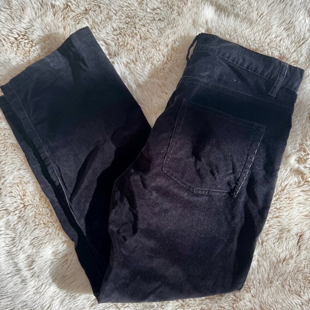 CLUB MONACO BLACK MICRO CORDUROY JEANS SIZE 31